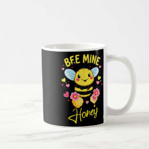 Bee Mine Valentine's Day Honey Funny Quote Valenti Coffee Mug
