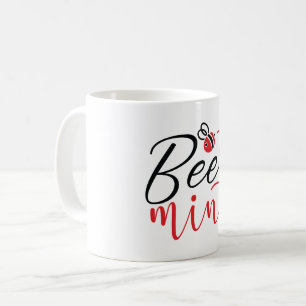 Bee Mine Valentine's Day love heart romantic Coffee Mug