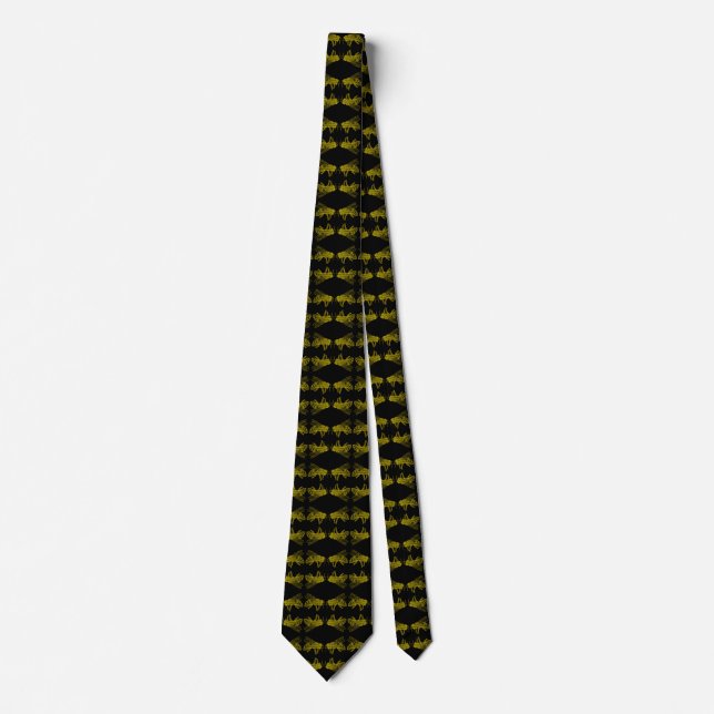 Bee Mirrored Pattern Tie (Front)
