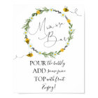 Bee Mum-osa Bar Sign