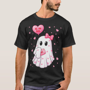 Bee My Boo Heart Boo Ghost Valentine Outfit Women  T-Shirt