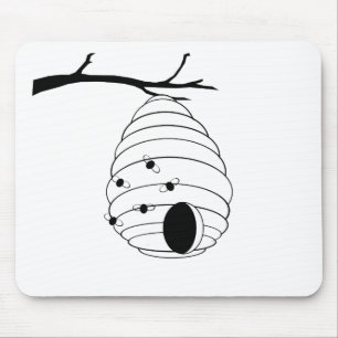 Bee My Honey Sketch Mouse Mat