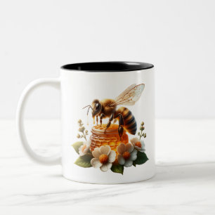 Bee My Honey   Sweet Romantic Gift Two-Tone Coffee Mug