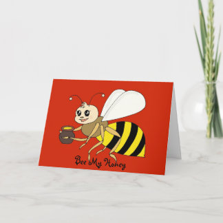 Bee My Honey Valentine's Day Card