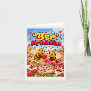 Bee My Valentine Card