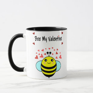 Bee My Valentine - Cute Bee Valentine's Day Mug
