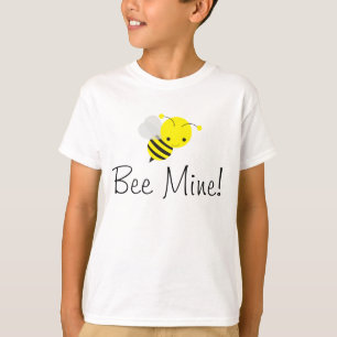 Bee My Valentine Cute Kids Boy or Girl Bumblebee T-Shirt