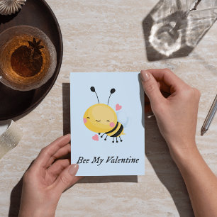Bee My Valentine Holiday Card
