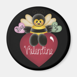 Bee My Valentine Magnet
