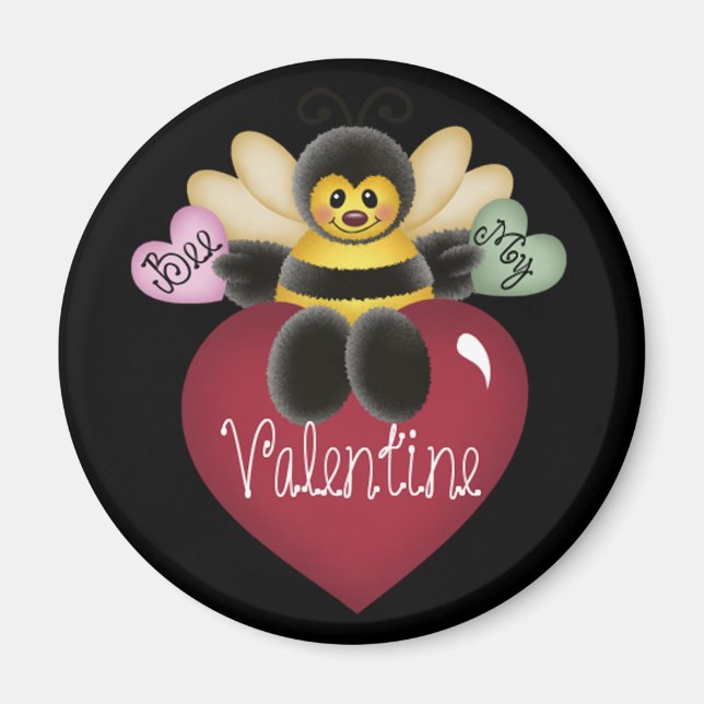 Bee My Valentine Magnet (Front)