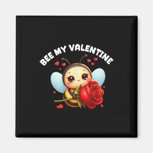 Bee My Valentine Valentines Day Tees With Bee And  Magnet