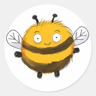 Bee nice to me I'm sensitive Classic Round Sticker