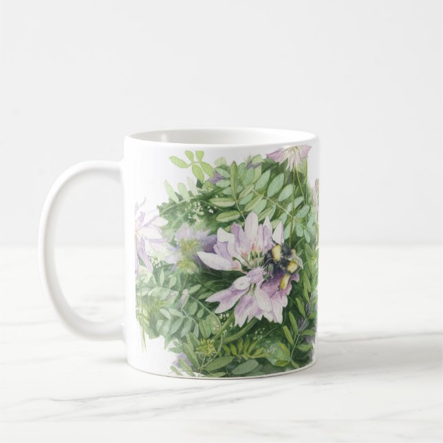 Bee on a Flower Mug (Left)