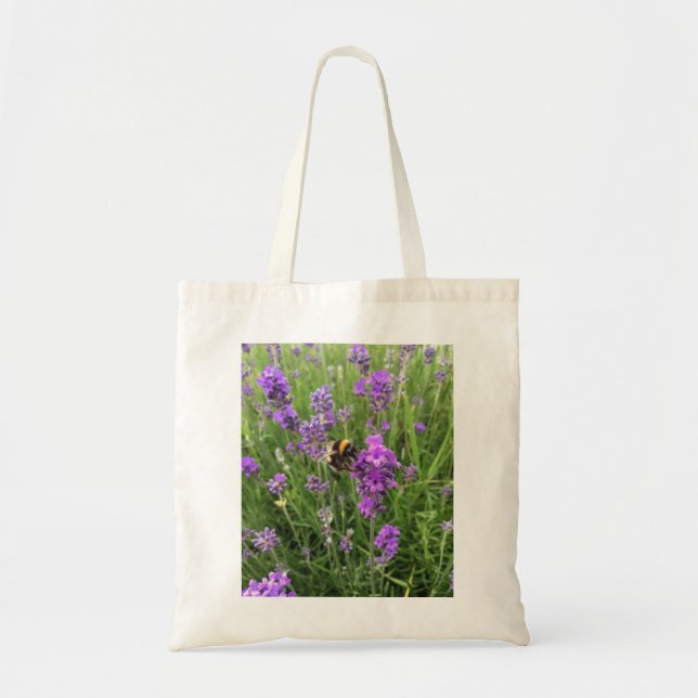 Bee on a Flower Tote Bag (Front)