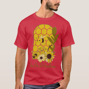 Bee On A Sunflower 111 T-Shirt