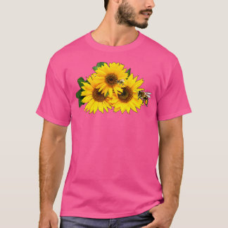 Bee On A Sunflower 113 T-Shirt