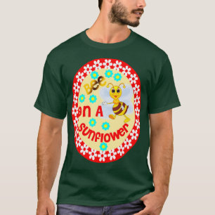 Bee On A Sunflower 19 T-Shirt
