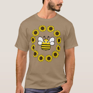 bee on a sunflower 35 T-Shirt