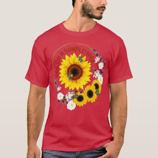 bee on a sunflower 55 T-Shirt