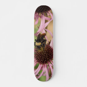 Bee On Black Eyed Susan Pano Skateboard