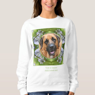Bee On Bluebell Flower Frame Create Your Own Photo Sweatshirt