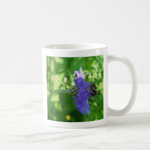Bee on Button Flower Coffee Mug