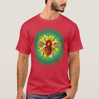 Bee on flowers T-Shirt