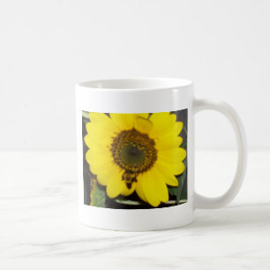 Bee on Sunflower Coffee Mug