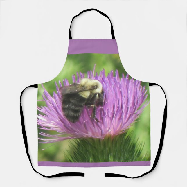 Bee On Thistle Apron (Front)