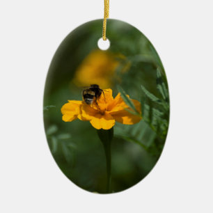 Bee on top ceramic tree decoration