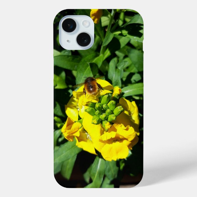 Bee on Yellow Flowers Case-Mate iPhone Case (Back)