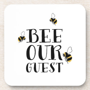 Bee Our Guest Coaster
