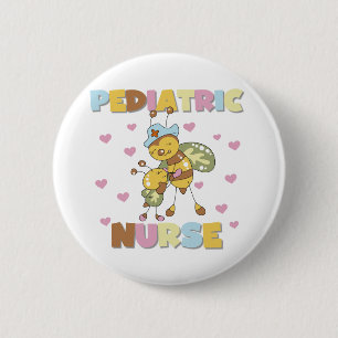 Bee Paediatrics Nurse 6 Cm Round Badge