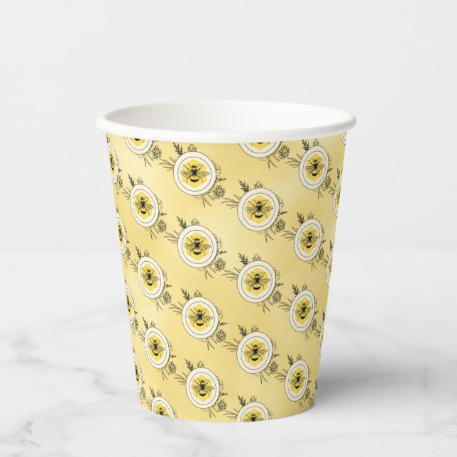 Bee Paper Cups (Front)