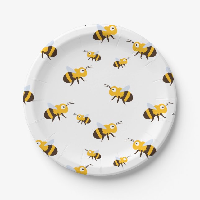 Bee Paper Plate (Front)