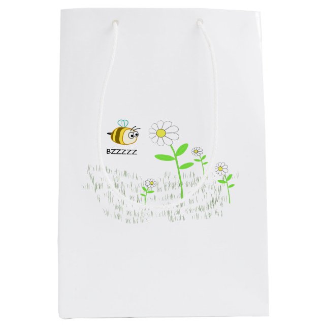 Bee Paper Shopping Bag (Front)