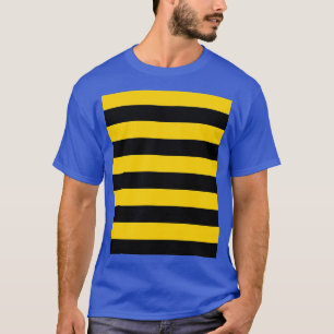 Bee pattern black and yellow stripes Graphic T-Shirt