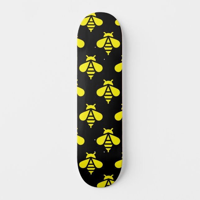 Bee Pattern Skateboard (Front)