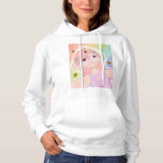 Bee Perfect - design by Hanna Ullman Hoodie (Front)
