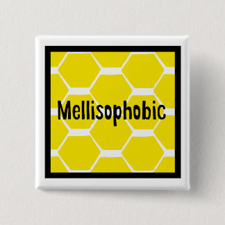 Bee-Phobic 15 Cm Square Badge