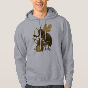 Bee playing drum drummer drumming Hoodie T-shirt 