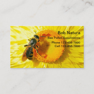 Bee Pollen Business Cards
