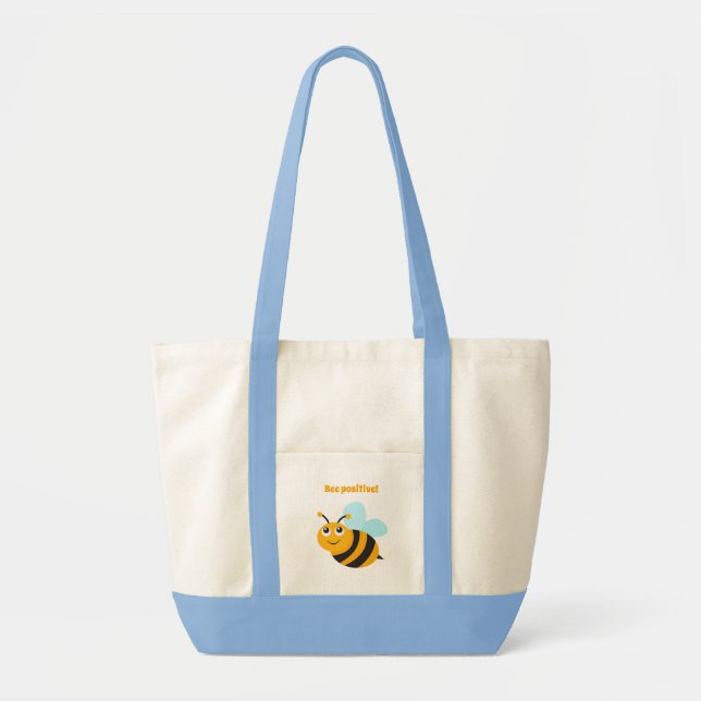 Bee positive Tote bags (Front)