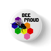 Bee Proud - bisexual flag