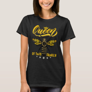 Bee  Queen Bee Crown Women Girls Honey Cute 1 T-Shirt