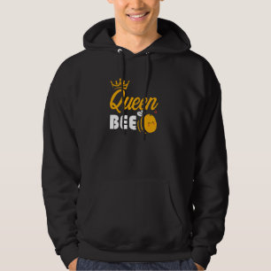 Bee Queen Beekeeper Beehive Honey Bees Honeycomb B Hoodie