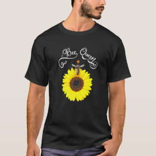 Bee Queen On A Sunflower T-Shirt