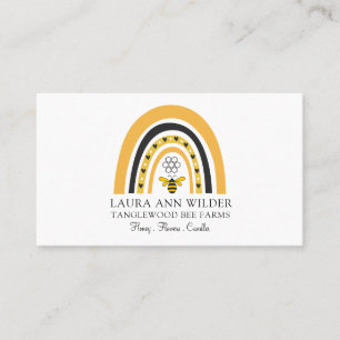 Bee Rainbow Honey Products  Business Card