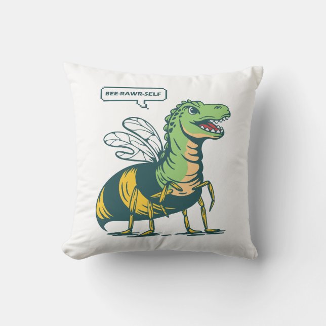 Bee-Rawr-Self Cushion (Front)