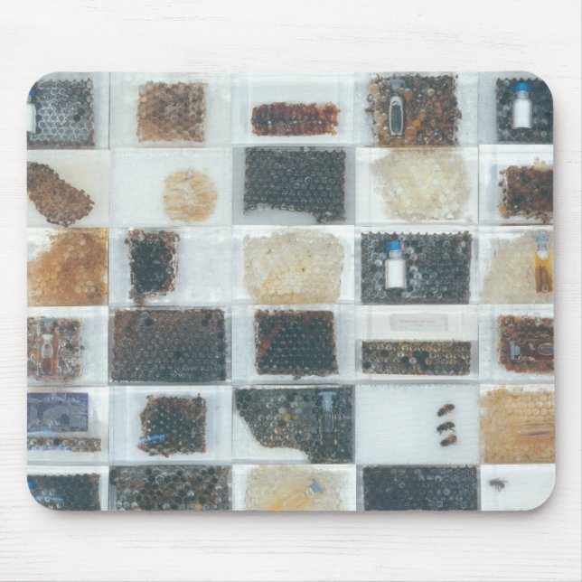 Bee resin casts mouse mat (Front)
